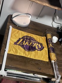 Los Angeles Lakers 2 Pcs Car Mount Inverted Colorway