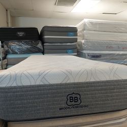 Two Twin Xl Brooklyn Bedding Hybrid Mattresses, High End Perfect, Free Delivery