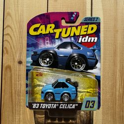 2025 Car Tuned 83 Toyota Celica Blue #03 JDM Series 2  Die Cast