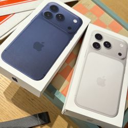 iPhone 17 Pro Blue — Sealed In Box - Verizon locked (auto-unlocks after 60 days) — Clean IMEI 