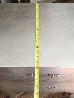 Silver leaf accent cabinet table