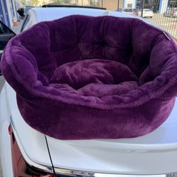 Cat Bed Burgundy 