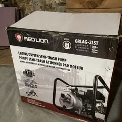 Red Lion 617034 6RLAG-2LST 150 GPM Aluminum Engine Driven Semi Trash Pump