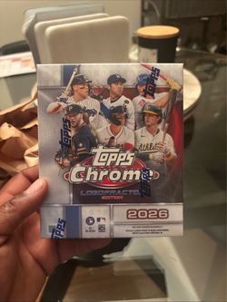 200 or best offer 2026 Topps Chrome Logofractor Edition MLB Box