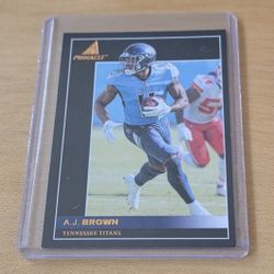 A.J. Brown 2021 Panini Chronicles #27 Pinnacle Tennessee Titans