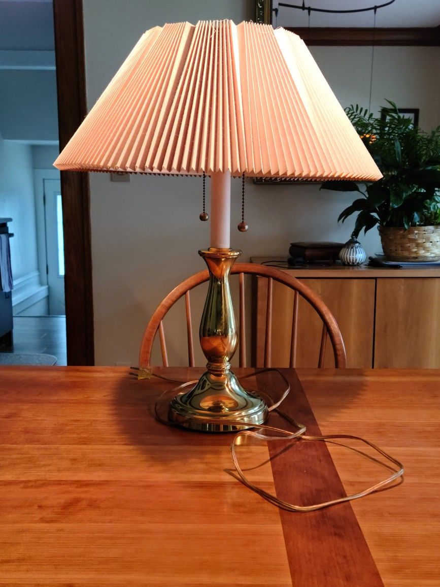 Solid Brass Table Lamp