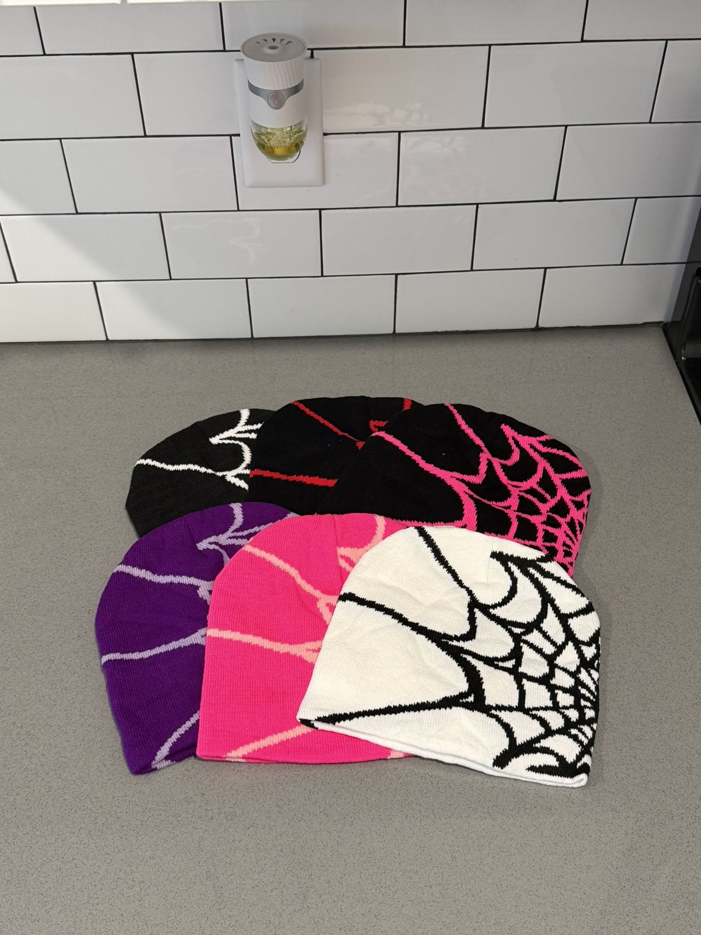 Streetwear/Y2K Spiderweb Beanies