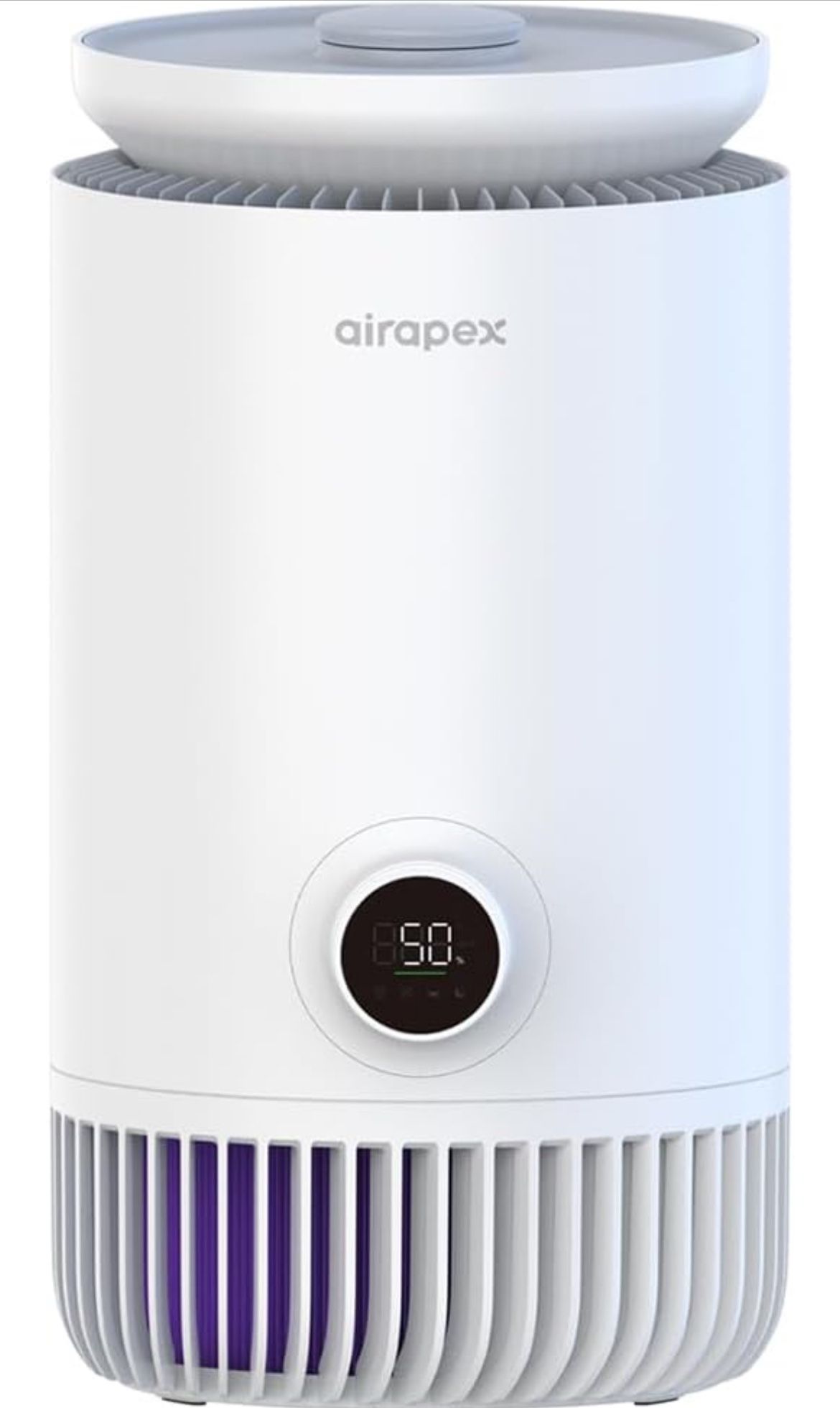 2 in 1 Air Purifier and Evaporative Humidifier Combo for Bedroom, H13 True HEPA Filter, Cool Mist-Free Air Humidifier evaporative WIFI Connect