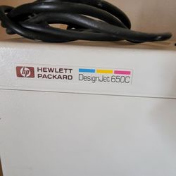 Large Format Canon Designjet 650c Plotter/Printer