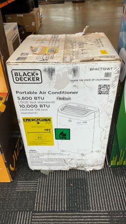 Black & DECKER 5,800 BTU AIR CONDITIONER NEW IN BOX