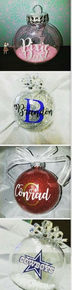 Custom Ornaments.. 7 each or 3 for $20