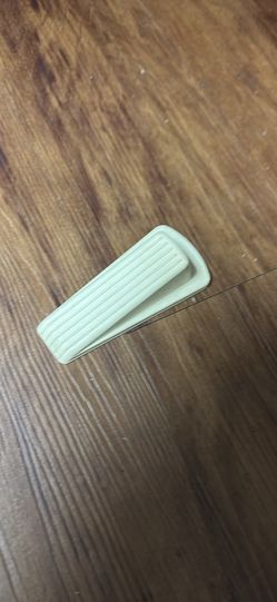Door Stopper Heavy Duty Rubber Door Stopper Beige 4.5” long