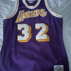 LA Lakers Magic Johnson 1984-85 Authentic Jersey