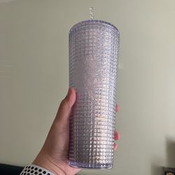 Starbucks Glitter Grid Venti