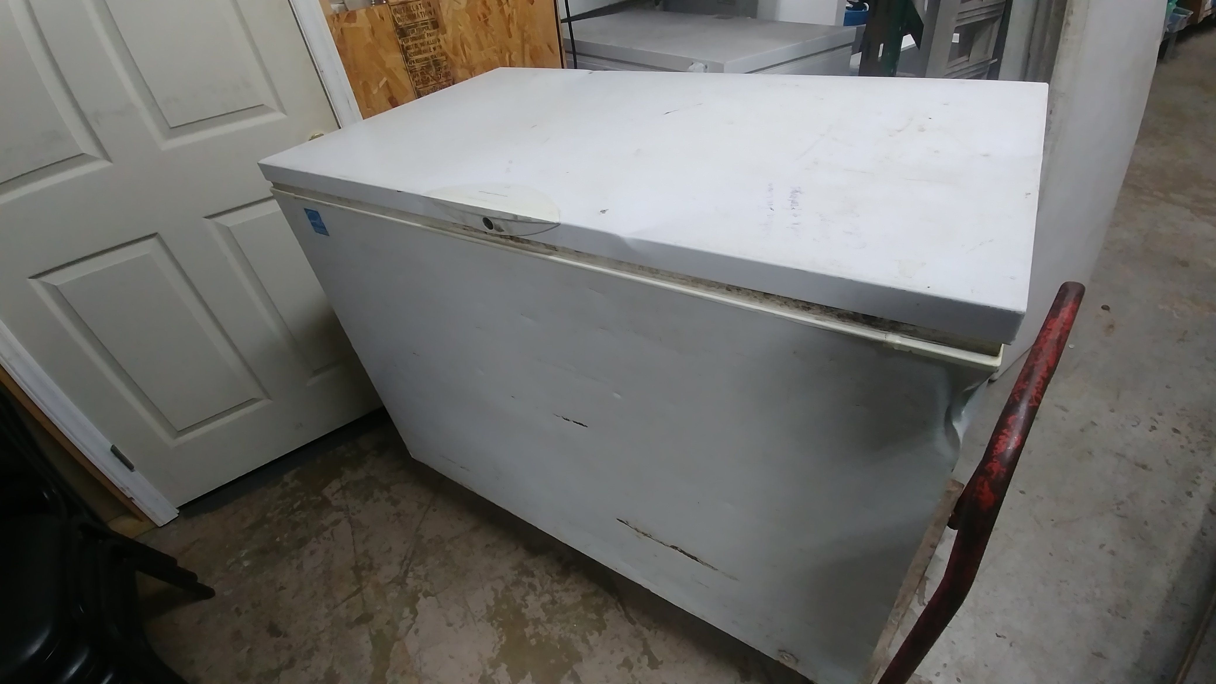 Tested 14.8 Cu Ft Frigidaire LFFN15M5HWB Chest Deep Freezer Couple