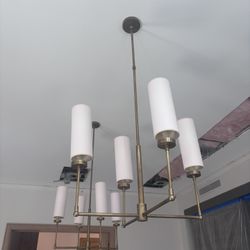 Visual Comfort Thomas O’Brien 6-Light Brass Chandelier – Designer Luxury Lighting