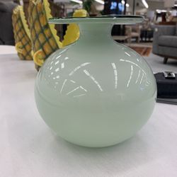 Green Bulb Vase 