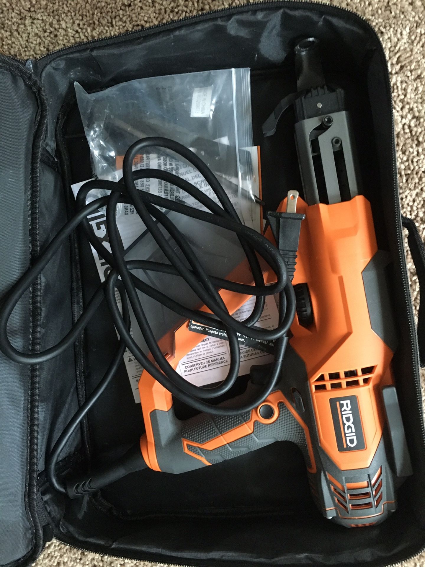 Ridgid collated drill