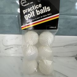 New factory sealed. package of "practice golf balls" made by Unique Sports Produ