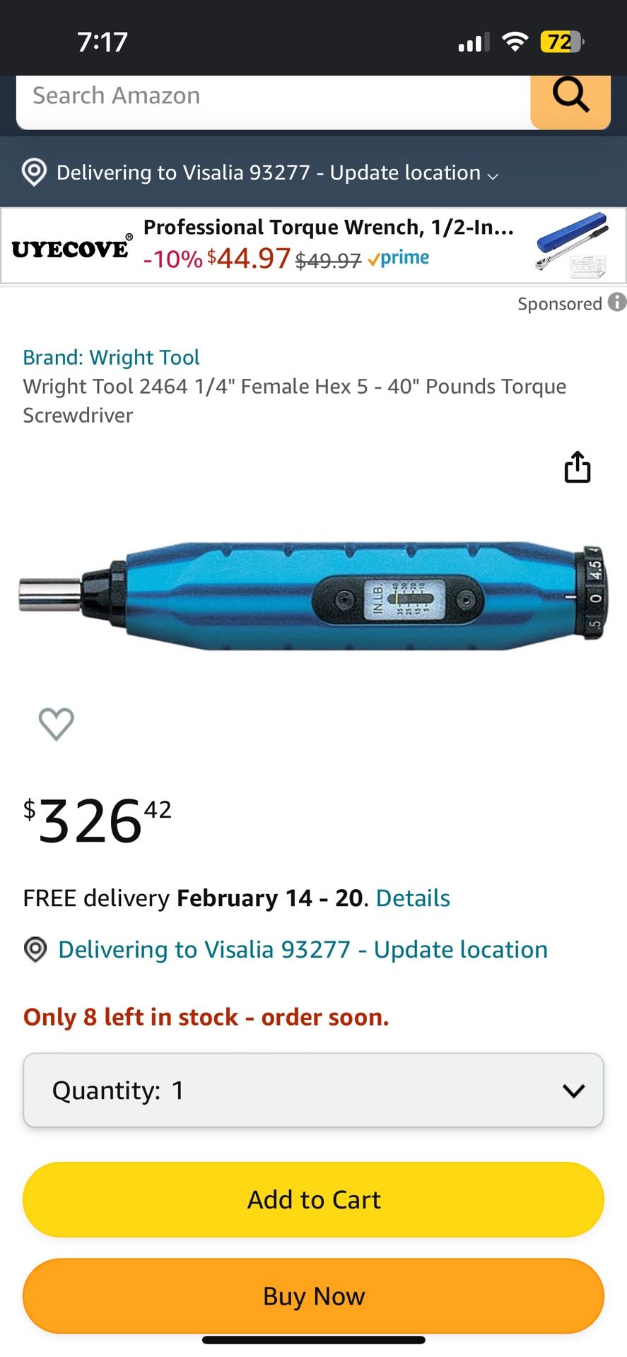 Wright Tool Torque Screwdriver for Sale in Visalia, CA OfferUp