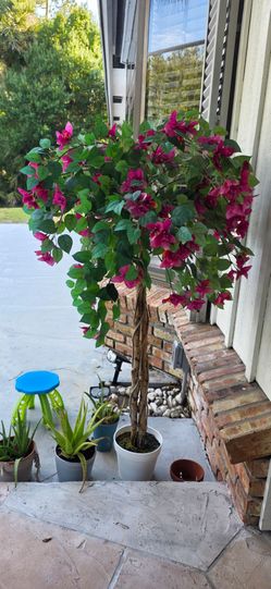 Faux Bougainvillea tree