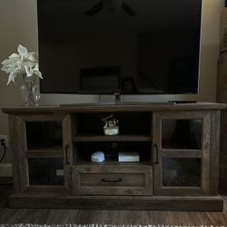 BELLEZE Rustic Modern TV Stand