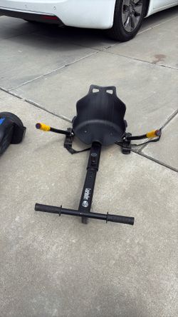 Hoverboard with seated attachment