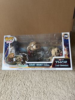 Funko Pop! Rides Marvel Thor Love and Thunder Goat Boat 290 New 