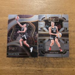 2024 SELECT WNBA KELSEY PLUM 2 CARD LOT