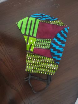 Unisex African print face masks restocked