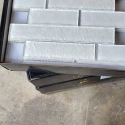 Tile, Ripple Clear Grey