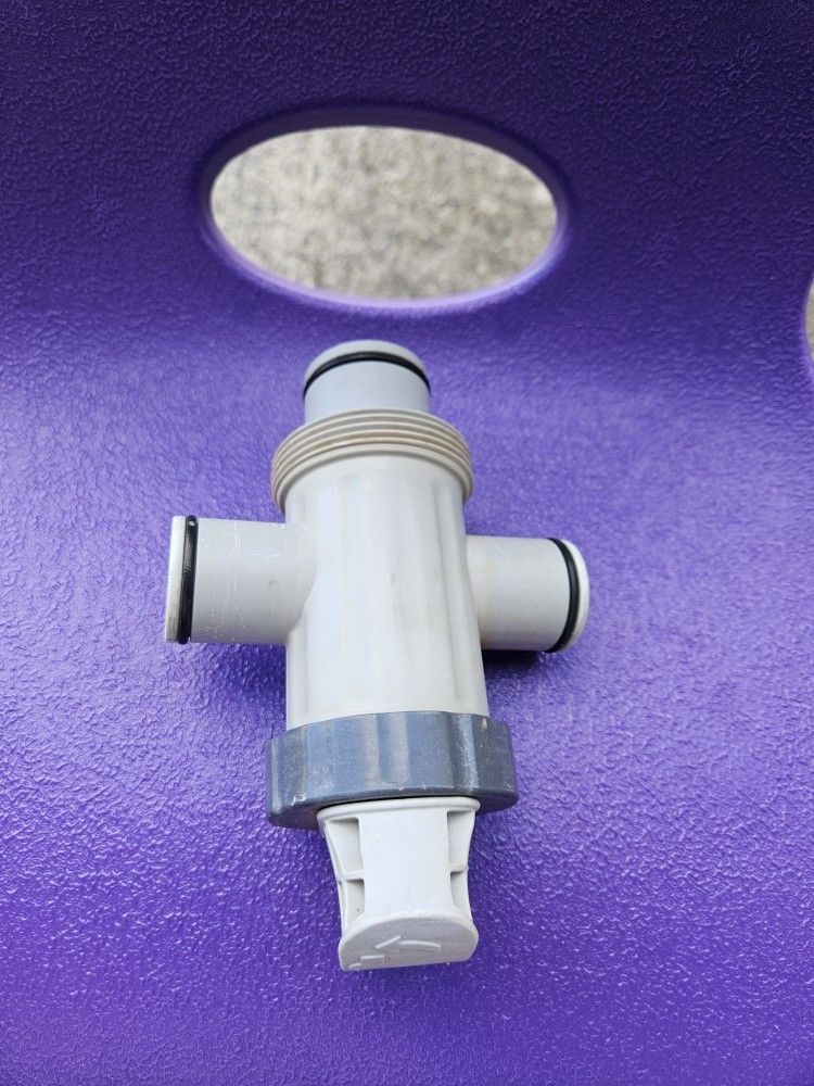 Intex Replacement Dual Split Hose Plunger Valve Pool Part Accessory Attachment for Above Ground Pool and Pool Pump Maintenance