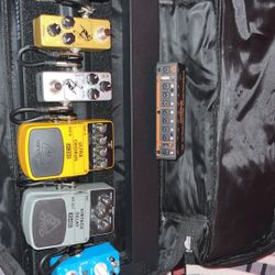 Effect pedals for a electric guitar