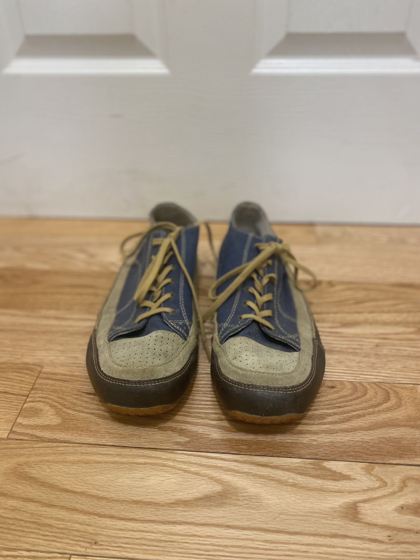 Orvis Pikolinos Suede Leather Canvas Outdoor Sneakers Size 10.5 Men's