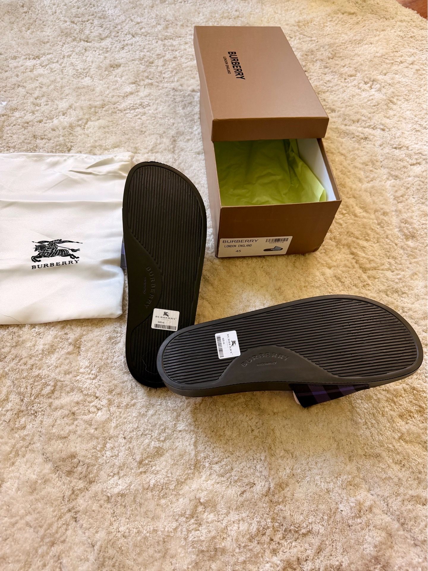 Burberry slides- Size 46