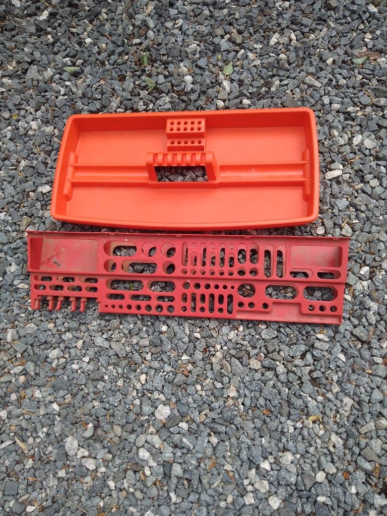 Tool Rack For The Wall & Tote Tray.
