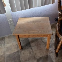 Small Wood Table 