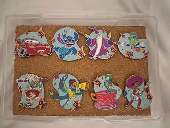 Disney 70th anniversary pin set