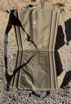 Browning Foldable Backpack Chair |Lightweight | Pink Logo | Like New