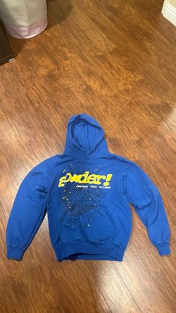 (AUTHENTIC) Blue Sp5der Hoodie