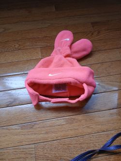 Pink nike , infants , hats and glove winners set