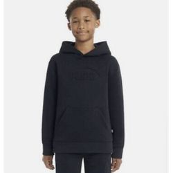 Puma Boys' Youth Fleece Hoodie - BLACK Size M FAST SHIPPING!! New With Tag