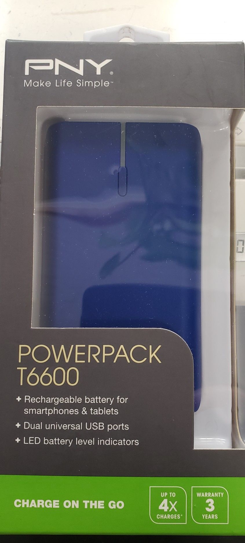 PNY POWERPACK T6(contact info removed)mAh 1 / 2.4 Amp