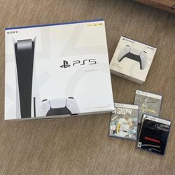 ☑️ Console Disc Version 3 Game With 1 Controller Bundle 