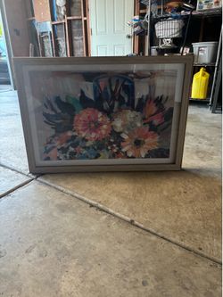 Flower picture frame