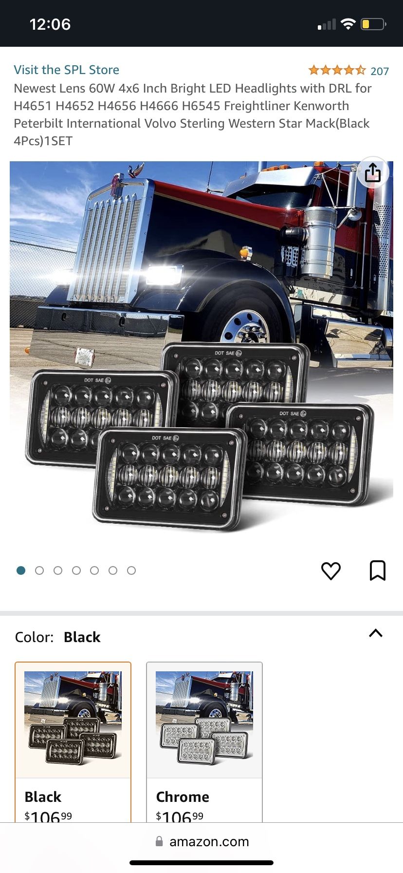 Brand new 60w 4x6 LED Oldsmobile Cutlass Black 4pcs