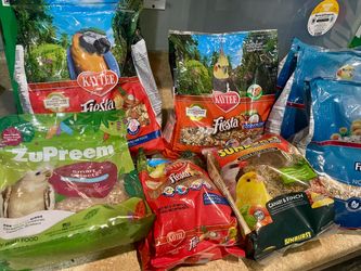 Assorted bird foods