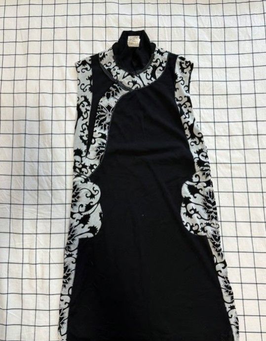VIVIENNE TAM China dress-style power net dress