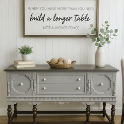 Refinished Jacobean buffet 