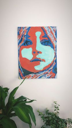 Young Girl Painting